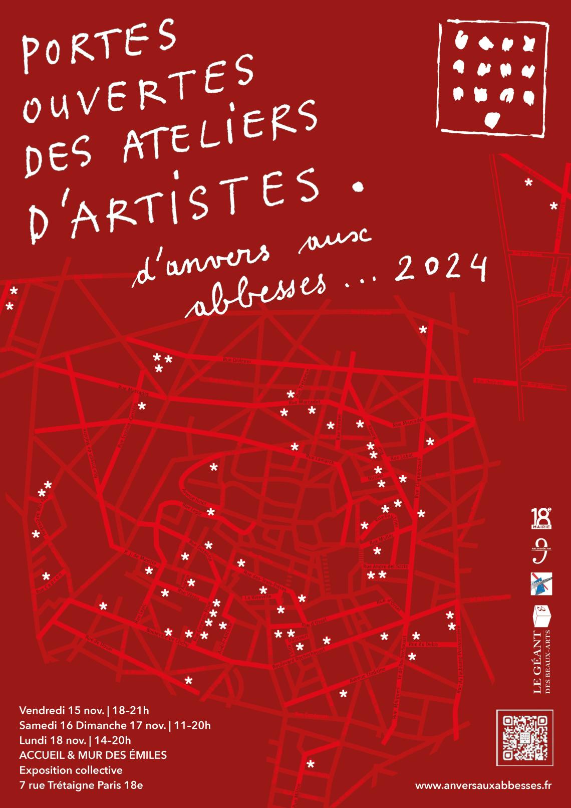 PLACE AUX ARTISTES D'ANVERS AUX ABBESSES POUR DES DECOUVERTES ARTISTIQUES