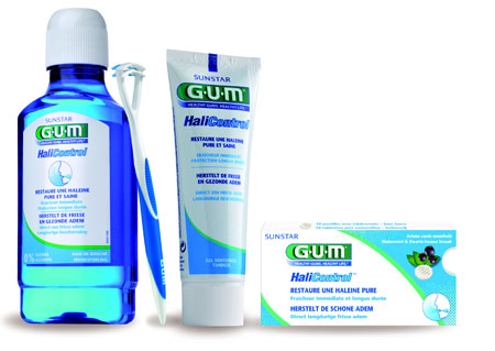 GUM® HaliControl TM : Une gamme pour lutter contre la mauvaise haleine (  term scientifique : Halitose)
